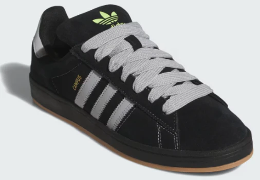 Adidas - Campus 90s ADV Shoes | Black Grey - Image 3
