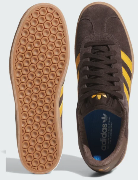 Adidas - Gazelle ADV Shoes | Brown Earth Gum - Image 4