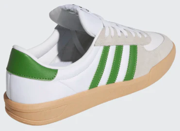Adidas - Glenburn Shoes | White Green Gum - Image 4