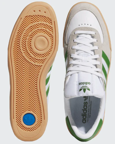 Adidas - Glenburn Shoes | White Green Gum - Image 5