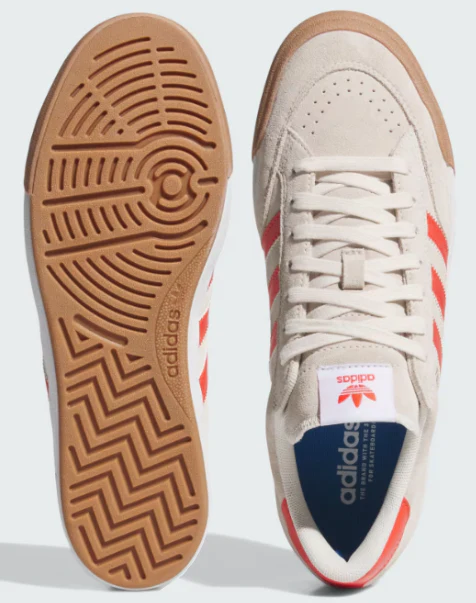 Adidas - Nora Shoes | White Orange Gum - Image 4