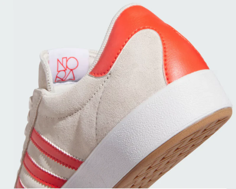 Adidas - Nora Shoes | White Orange Gum - Image 5