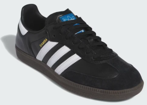 Adidas - Samba ADV Shoes | Black White Gum - Image 3