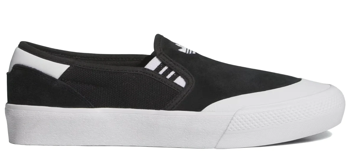 Adidas - Shmoofoil Slip Shoes | Black White
