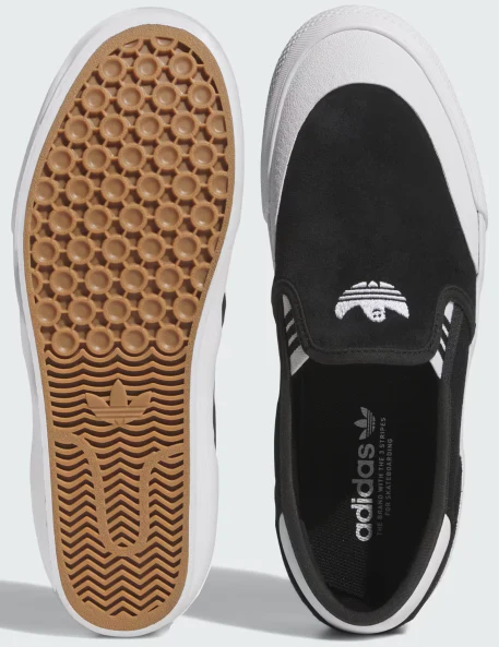 Adidas - Shmoofoil Slip Shoes | Black White - Image 3