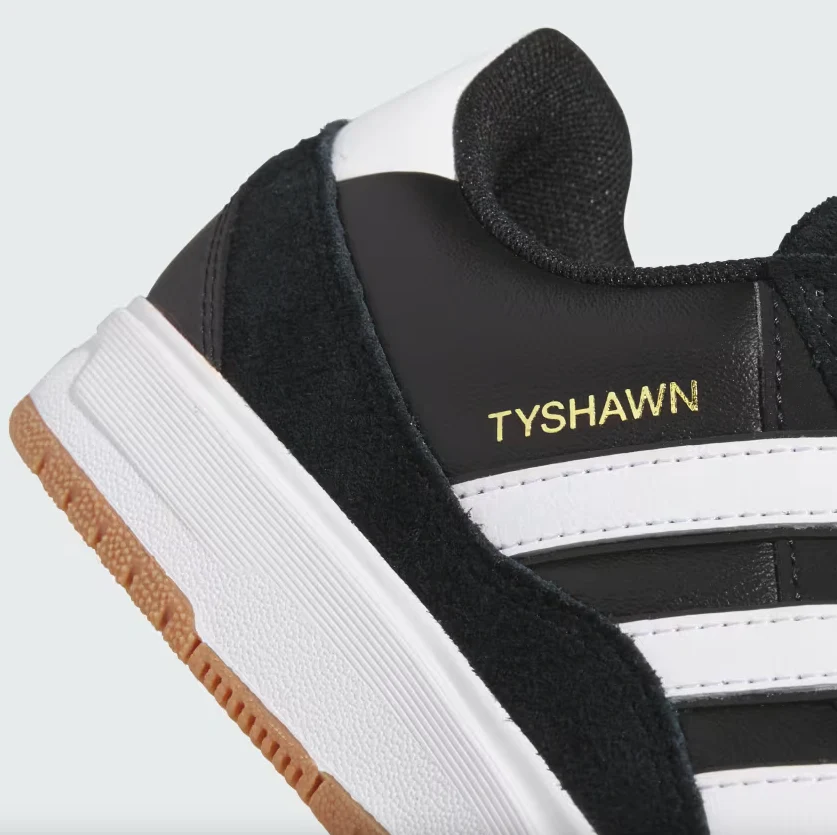 Adidas - Tyshawn II Shoes | Black White - Image 6