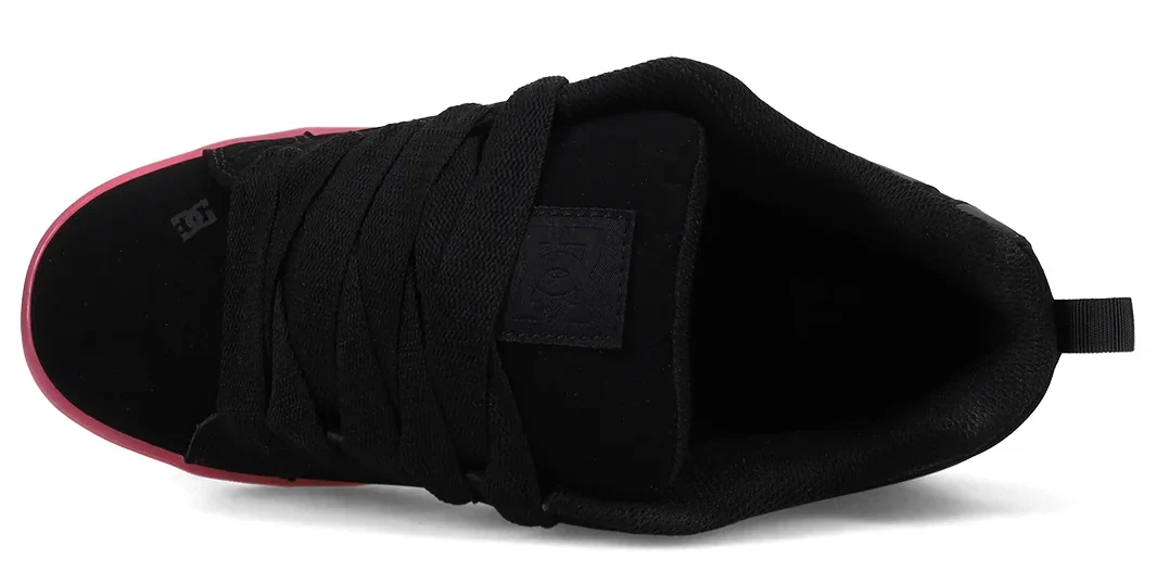DC - Women's Court Graffik LE Shoes | Black Pink - Image 4