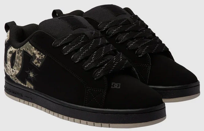 DC - Court Graffik SE Shoes | Black Camo - Image 2