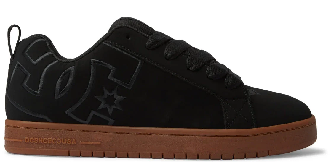 DC - Court Graffik Shoes | Black Gum
