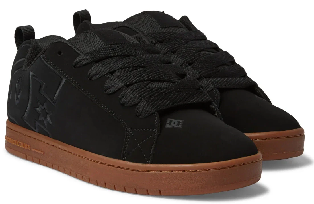 DC - Court Graffik Shoes | Black Gum - Image 3