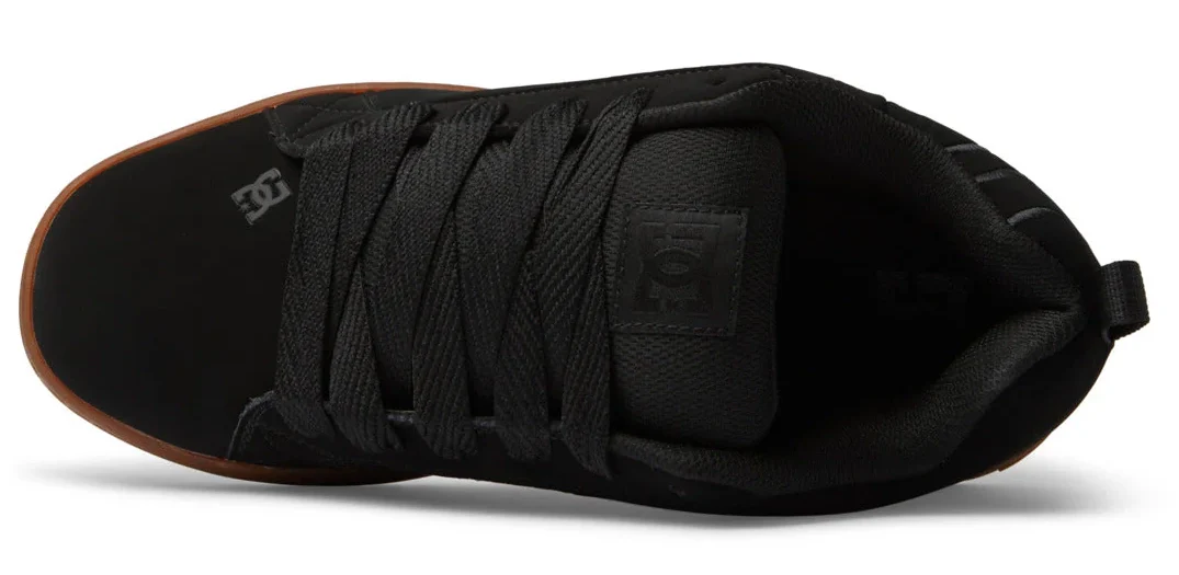 DC - Court Graffik Shoes | Black Gum - Image 4