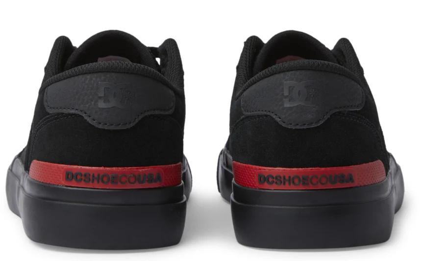 DC - Teknic S Shoes | Black Black Red - Image 4