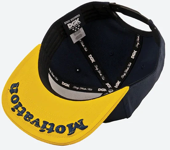 DGK - Haters Snapback Hat | Navy Yellow - Image 5