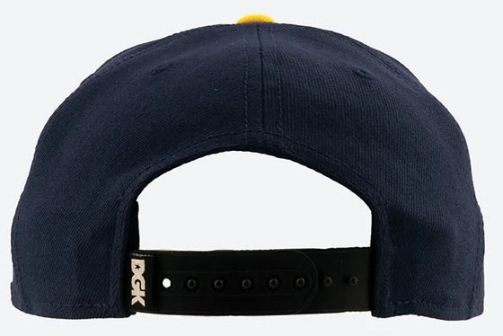 DGK - Haters Snapback Hat | Navy Yellow - Image 6