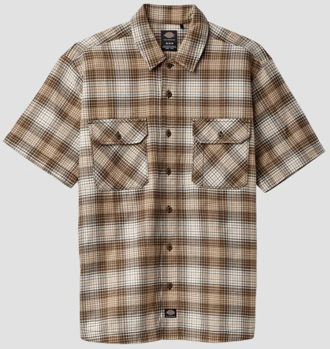 Dickies - Mike Anderson Check S/S Shirt | Dark Olive