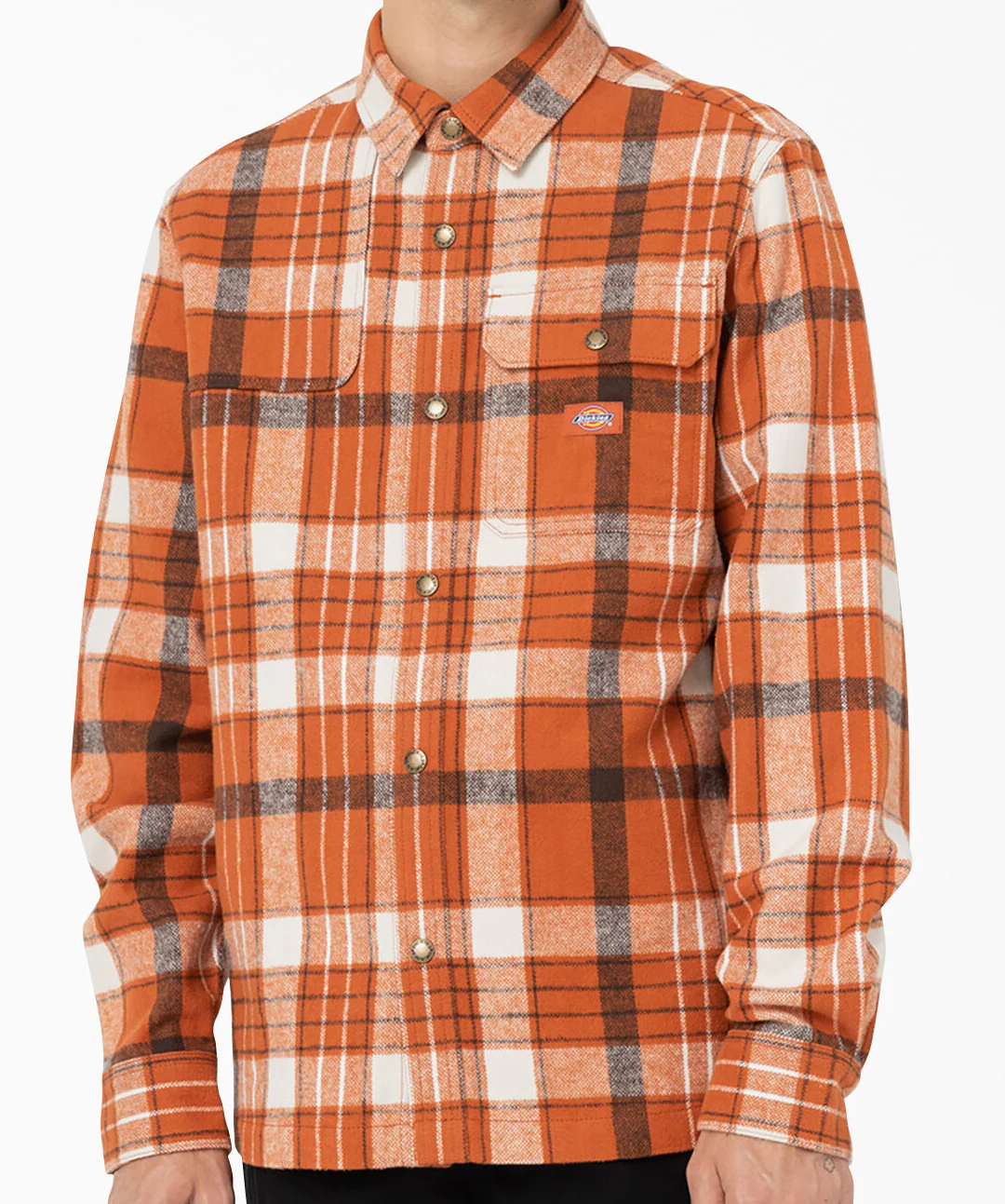 Dickies - Nimmons L/S Flannel Shirt | Bombay Brown