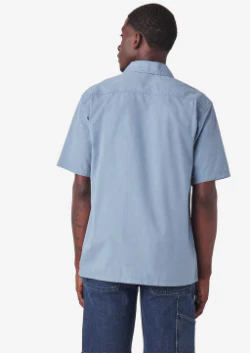 Dickies - Skate Waynesboro S/S Shirt | Blue Chambray - Image 2