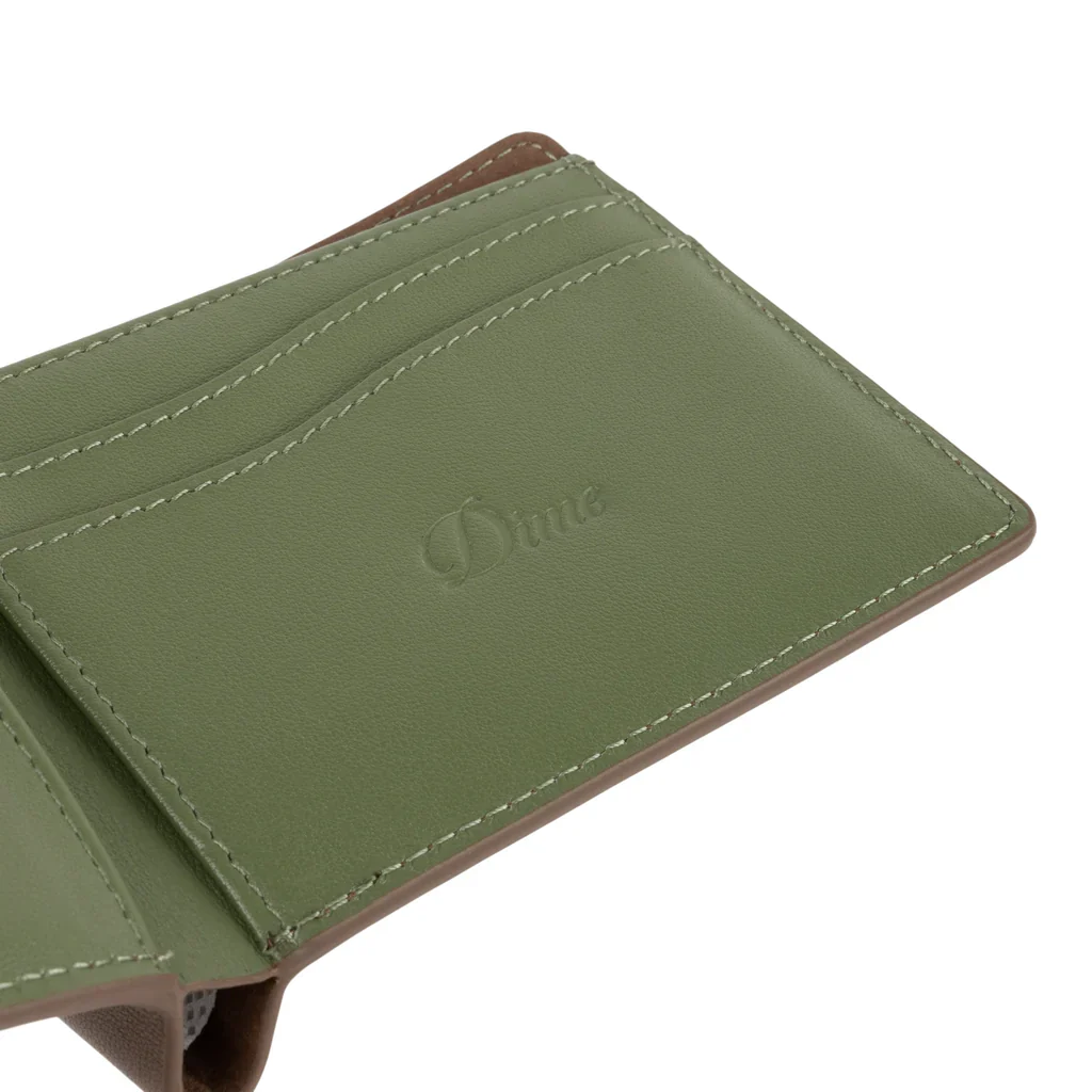 Dime - Leather Bifold Wallet | Brown Olive - Image 3
