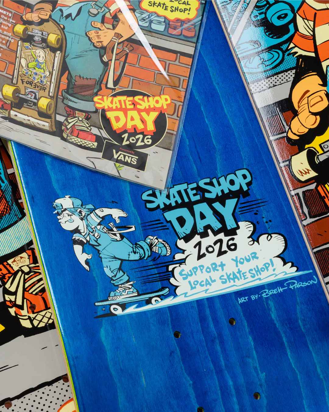 DLX - SSD 'Shop Keepers' 8.06" Deck + Comic Book - Image 3