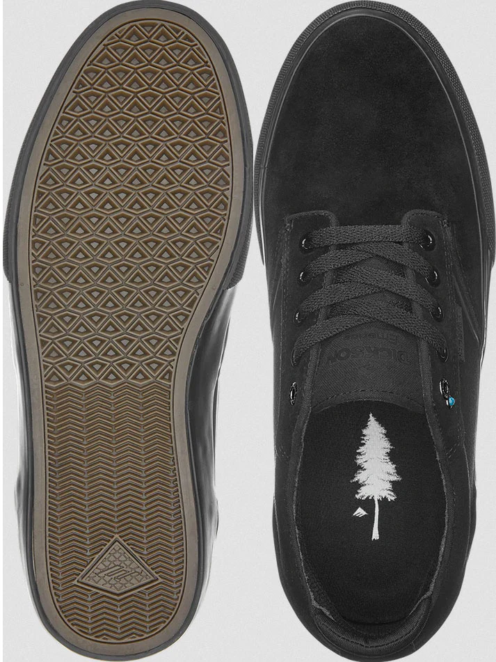 Emerica - Dickson Shoes | Black Black - Image 3