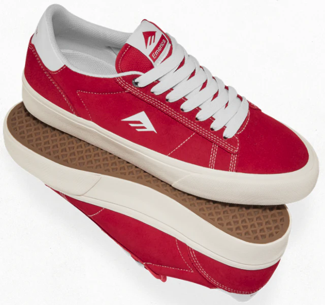 Emerica - Moca Shoes | Red - Image 2