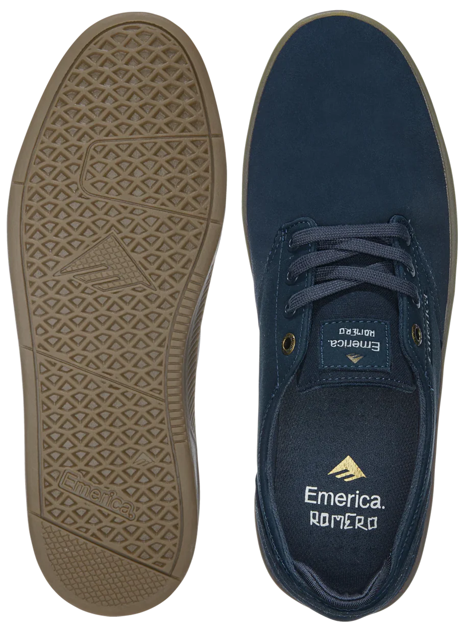 Emerica - Romero Laced Shoes | Navy Gum - Image 3
