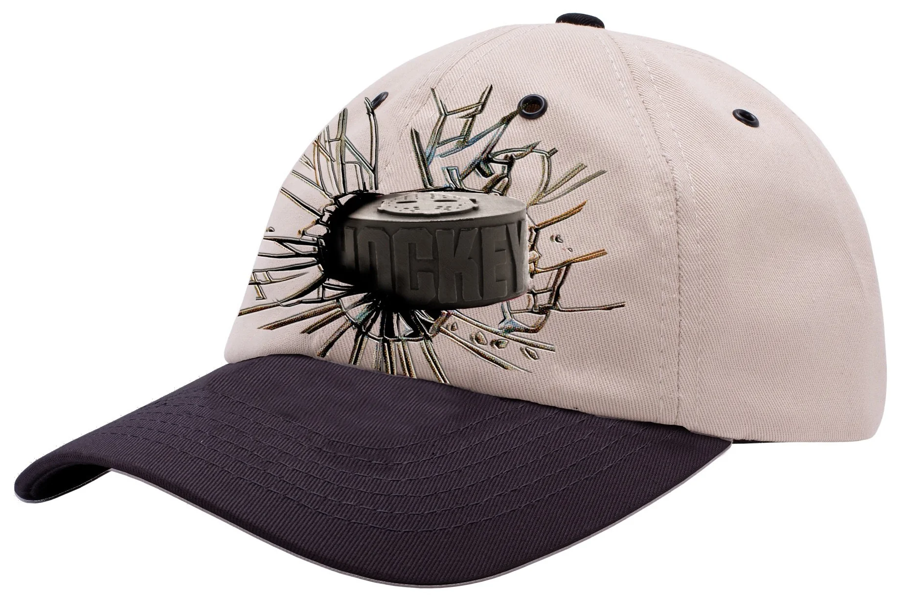 Hockey - Wax Shatter Hat | Black Grey