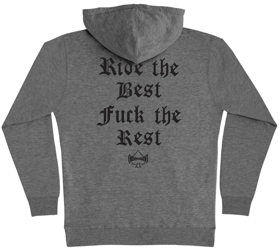 Independent x Motörhead - Warpig Hoodie | Gunmetal Heather - Image 2