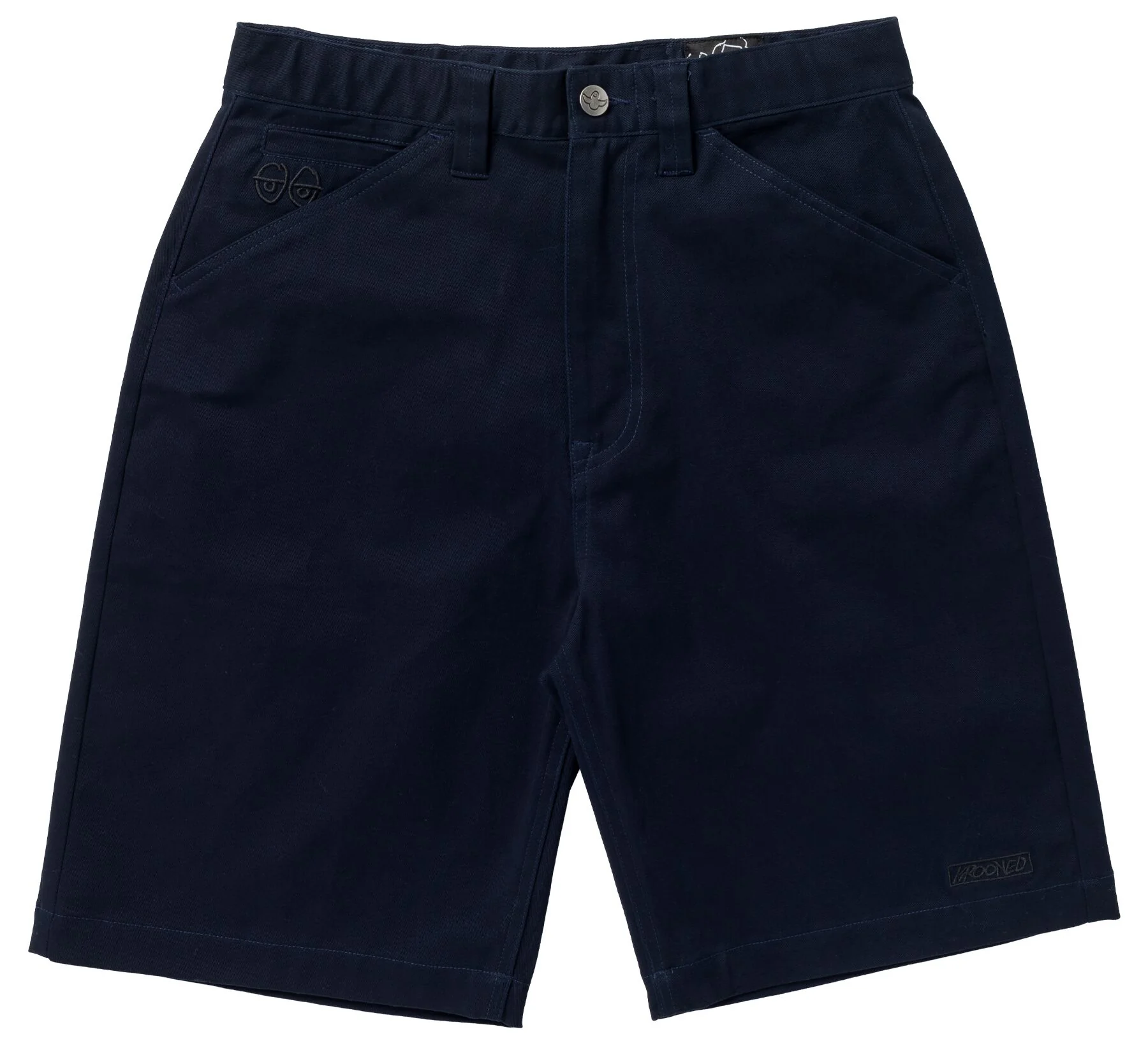 Krooked - Eyes Twill Shorts | Navy