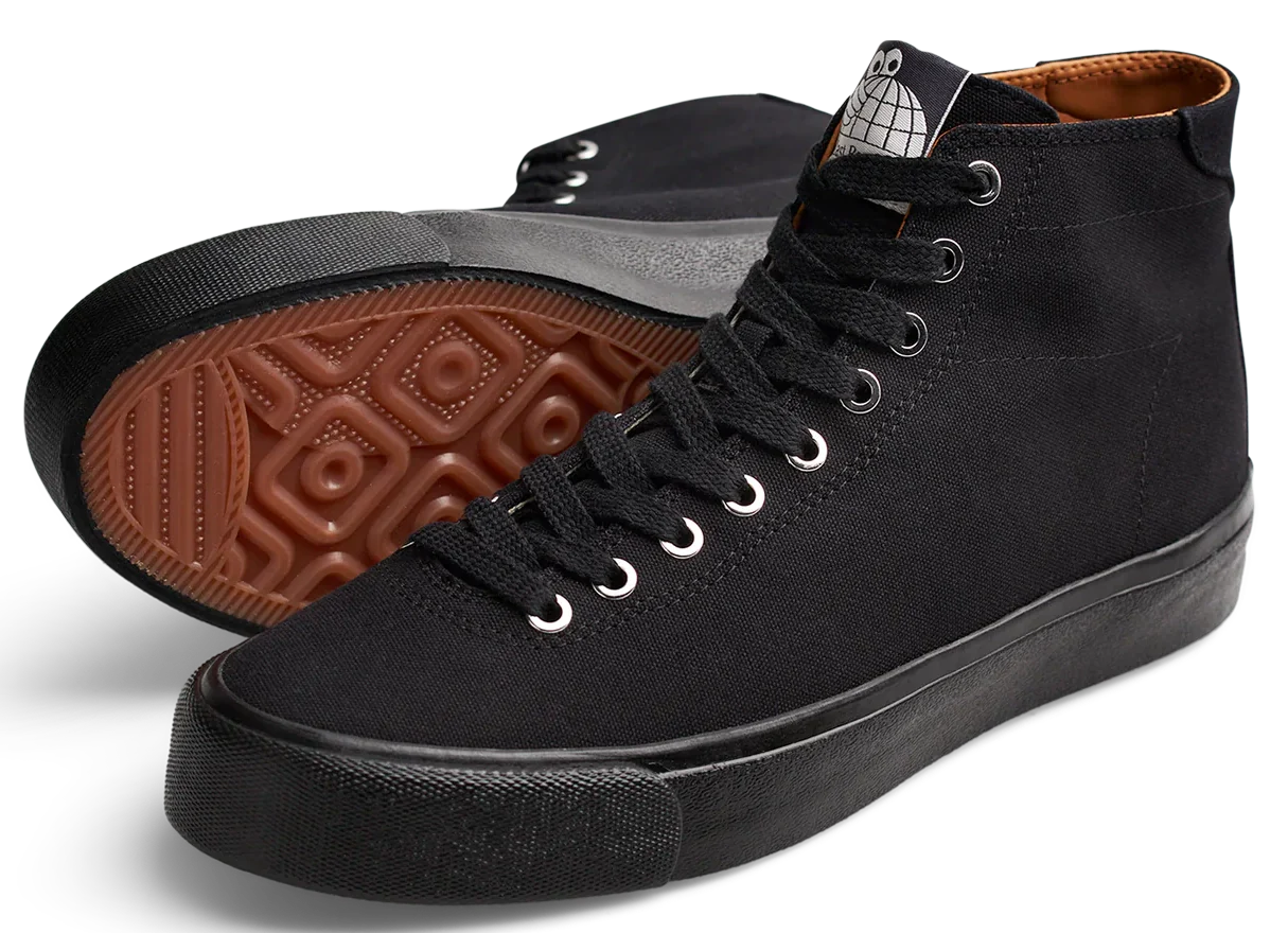 Last Resort AB - VM001 Canvas Hi Shoes | Black Black - Image 2