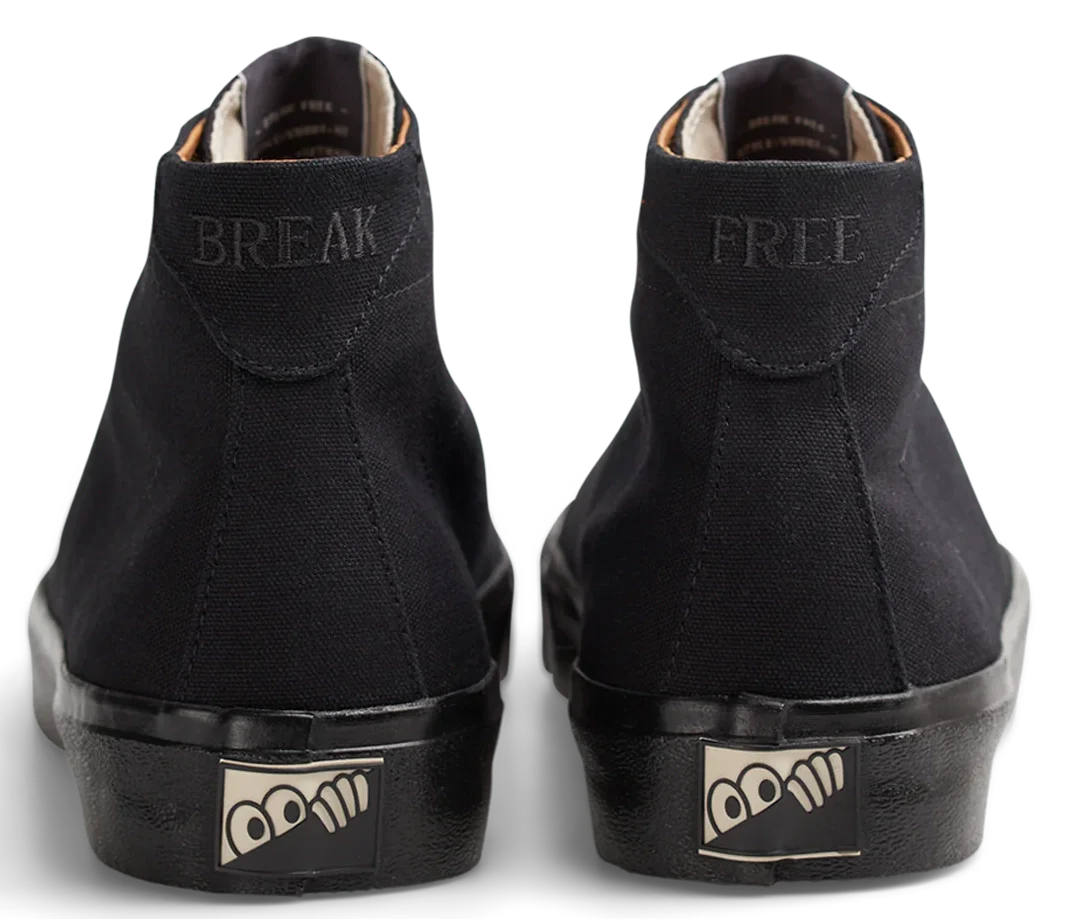 Last Resort AB - VM001 Canvas Hi Shoes | Black Black - Image 3