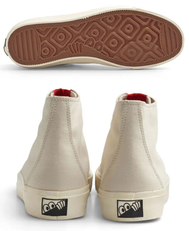 Last Resort AB - VM003 Canvas Hi Shoes | White White - Image 3