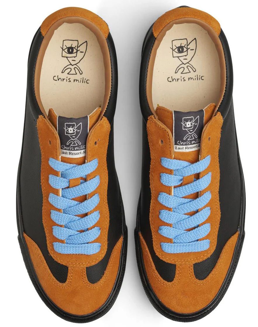 Last Resort AB - VM004 Milic Suede Shoes | Duo Orange Black - Image 3
