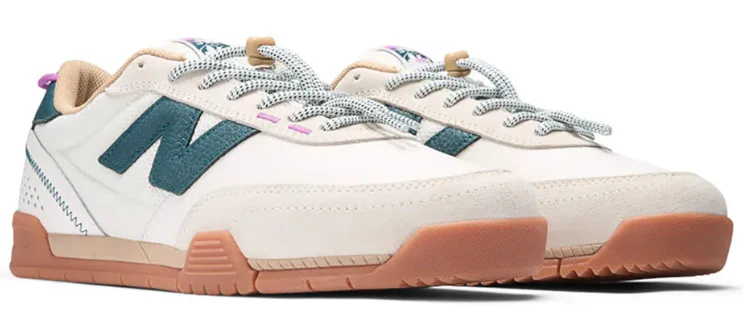 New Balance - Numeric 440 V2 Trail Low Shoes | White Blue Gum - Image 3