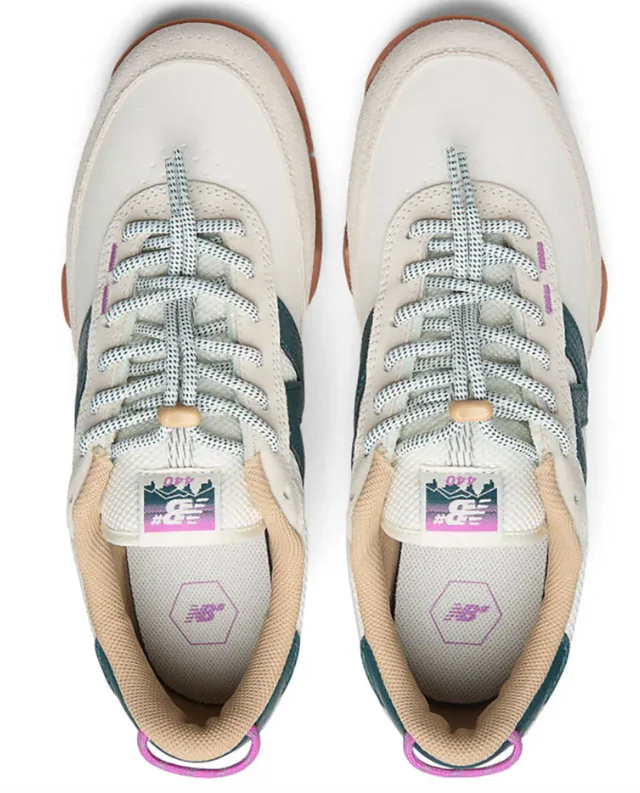 New Balance - Numeric 440 V2 Trail Low Shoes | White Blue Gum - Image 4