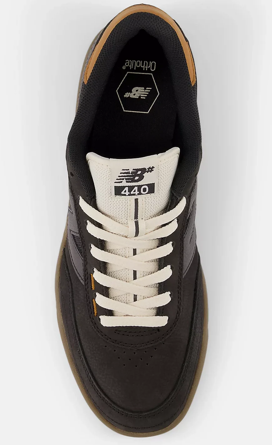 New Balance - Numeric 440 V2 Shoes | Black Orange Gum - Image 4