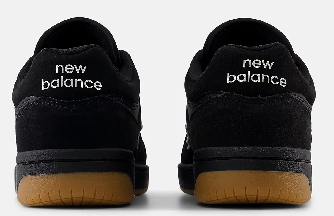 New Balance - Numeric 480 Shoes | Black White Gum - Image 5