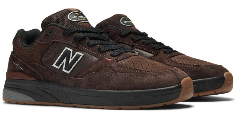New Balance - Numeric Andrew Reynolds 933 Shoes | Brown Black - Image 2