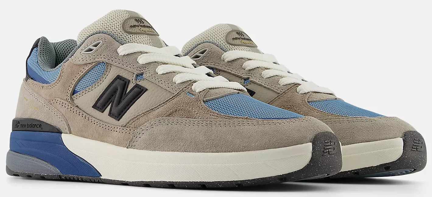 New Balance - Numeric Andrew Reynolds 933 Shoes | Mushroom Blue - Image 3