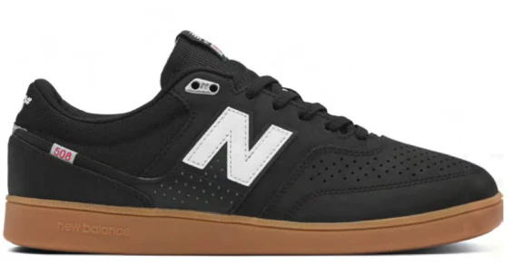 New Balance - Numeric Brandon Westgate 508 Shoes | Black Gum (Leather)