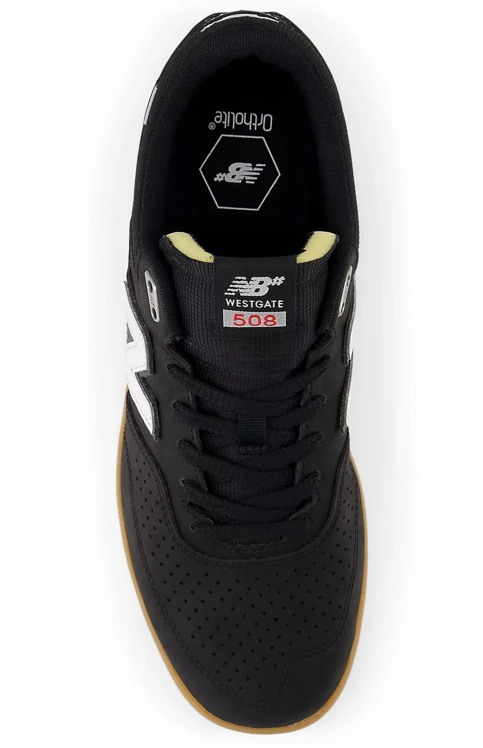 New Balance - Numeric Brandon Westgate 508 Shoes | Black Gum (Leather) - Image 4