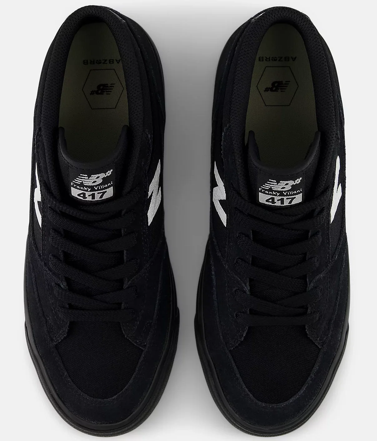 New Balance - Numeric Franky Villani 417 Shoes | Black Black - Image 4