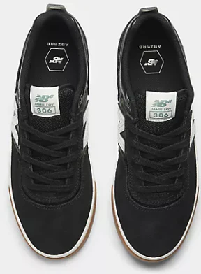 New Balance - Numeric Jamie Foy 306 Shoes | Black Sea Salt - Image 4