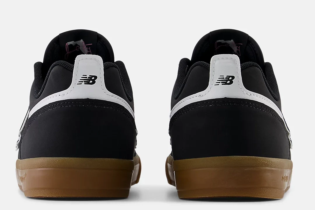 New Balance - Numeric Jamie Foy 306 Shoes | Black White Gum - Image 5