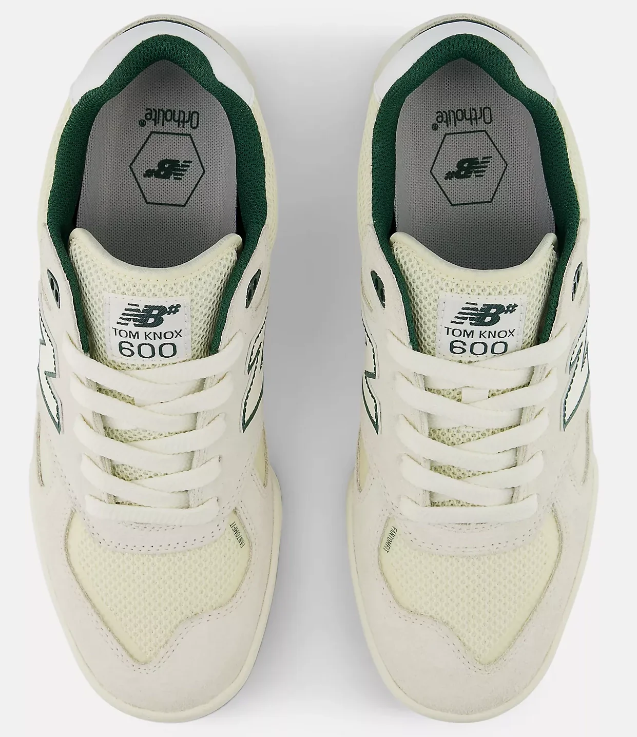 New Balance - Numeric Tom Knox 600 Shoes | White Green - Image 4