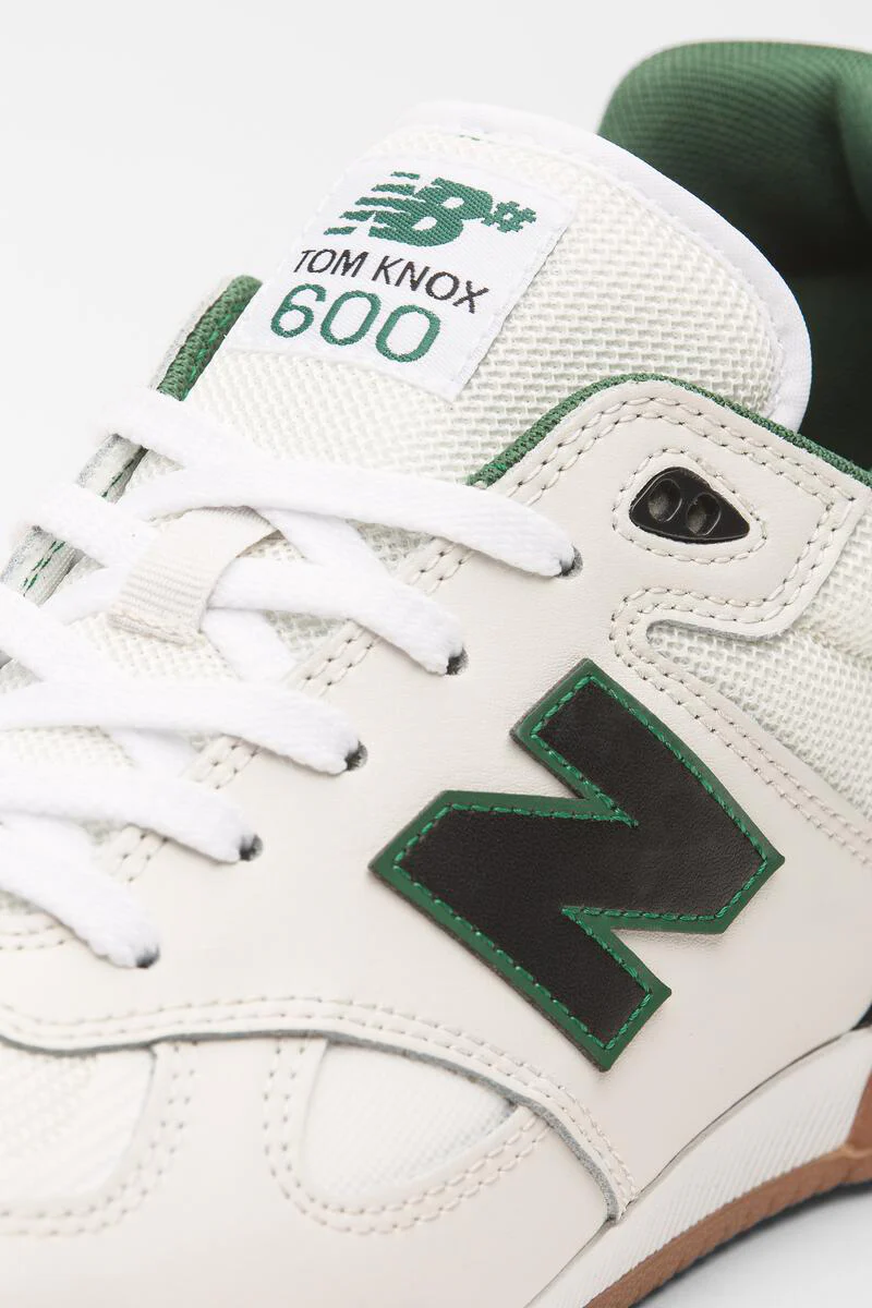 New Balance - Numeric Tom Knox 600 Shoes | White Gum - Image 4