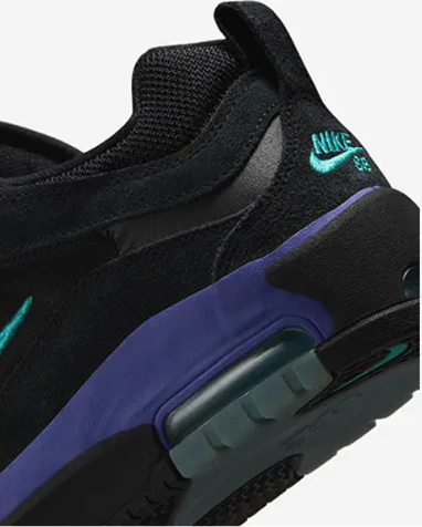 Nike SB - Air Max Ishod Shoes | Black Violet - Image 5