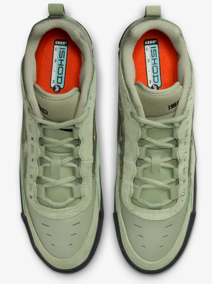 Nike SB - Air Max Ishod Shoes | Oil Green Black - Image 4