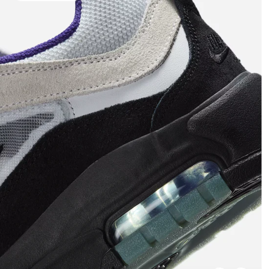 Nike SB - Air Max Ishod Shoes | White Black Purple - Image 8