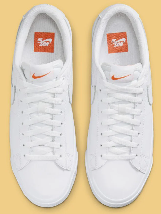 Nike SB - Blazer Low Pro GT ISO Shoes | White White - Image 4